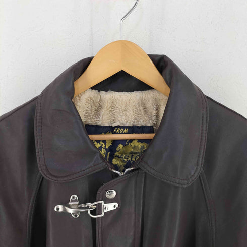 FULL STOP フェイクレザー 裏ボア ジャケット メンズ import:M