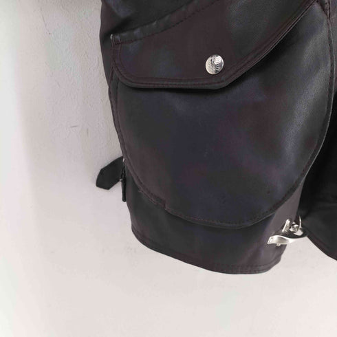 FULL STOP フェイクレザー 裏ボア ジャケット メンズ import:M