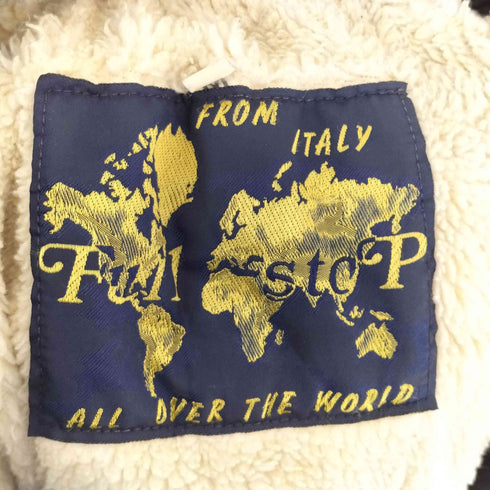 FULL STOP フェイクレザー 裏ボア ジャケット メンズ import:M