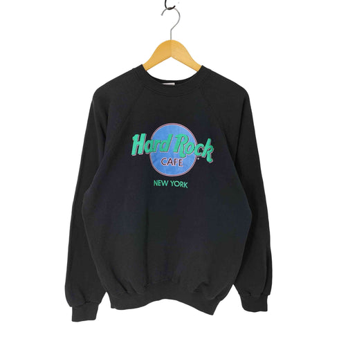 ハードロックカフェ Hard Rock Cafe Hanesボディ USA製 NEW YORK ニューヨーク スウェット メンズ import:XL