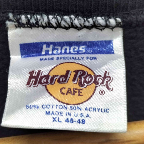 ハードロックカフェ Hard Rock Cafe Hanesボディ USA製 NEW YORK ニューヨーク スウェット メンズ import:XL