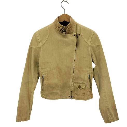 ラルフローレン RALPH LAUREN 00sデニム ライダースジャケット Y2K レディース 9