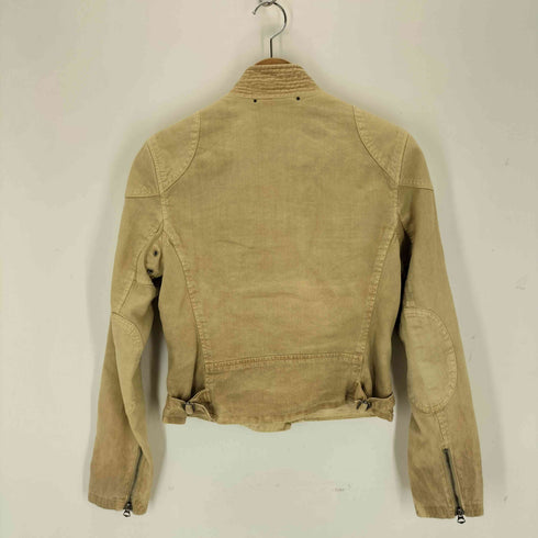 ラルフローレン RALPH LAUREN 00sデニム ライダースジャケット Y2K レディース 9