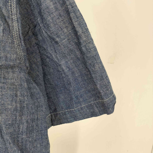 ビームス BEAMS オーバーフィットS/Sシャンブレーシャツ メンズ JPN:L