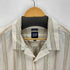 ギャップ Gap STANDARD FIT SS COTTON CABA 開襟ストライプシャツ メンズ JPN:XL