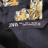 ザラ ZARA オーバーサイズL/Sサテンシャツ 百虎 メンズ import:L
