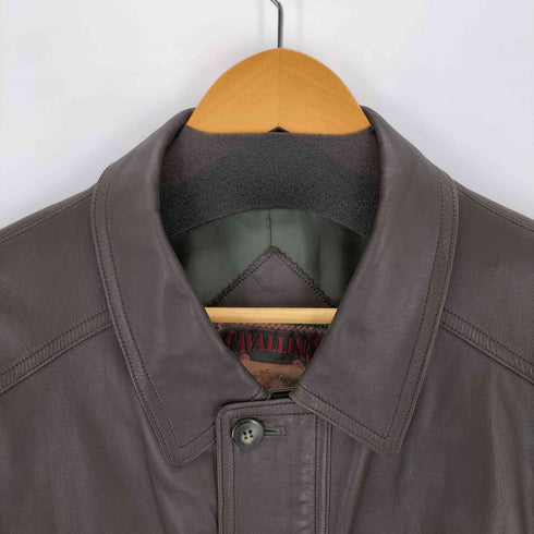 CAVALLINO LAMB LEATHER ラムレザーハーフコート メンズ LL