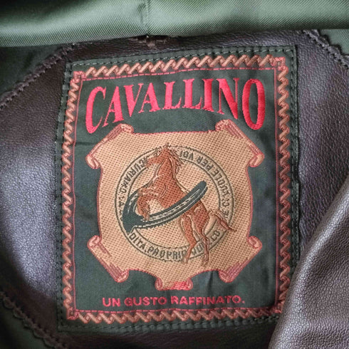 CAVALLINO LAMB LEATHER ラムレザーハーフコート メンズ LL