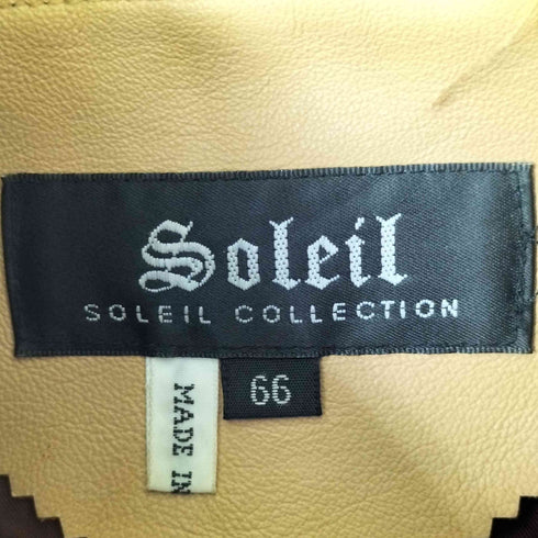 Soleil LAMB LEATHER ラムレザージャケット レディース 66