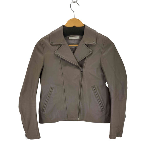 ドゥアルシーヴ Doux archives LAMB LEATHER ラムレザーダブルライダースジャケット レディース JPN:M