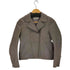 ドゥアルシーヴ Doux archives LAMB LEATHER ラムレザーダブルライダースジャケット レディース JPN:M