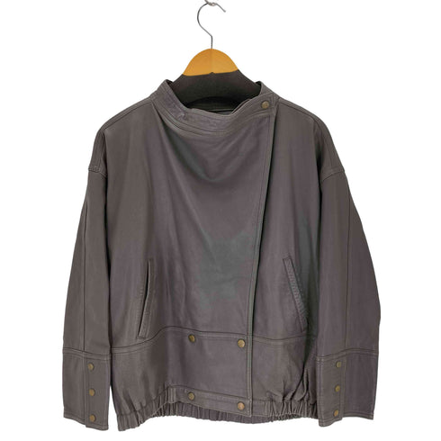 PARIENNE LAMB LEATHER ラムレザースタンドカラージャケット メンズ