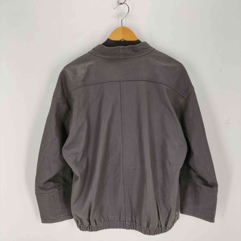 PARIENNE LAMB LEATHER ラムレザースタンドカラージャケット メンズ