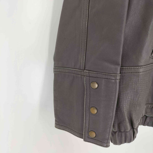 PARIENNE LAMB LEATHER ラムレザースタンドカラージャケット メンズ
