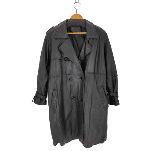 LAMB LEATHER ラムレザー トレンチコート レディース JPN:M