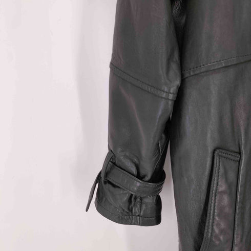 LAMB LEATHER ラムレザー トレンチコート レディース JPN:M