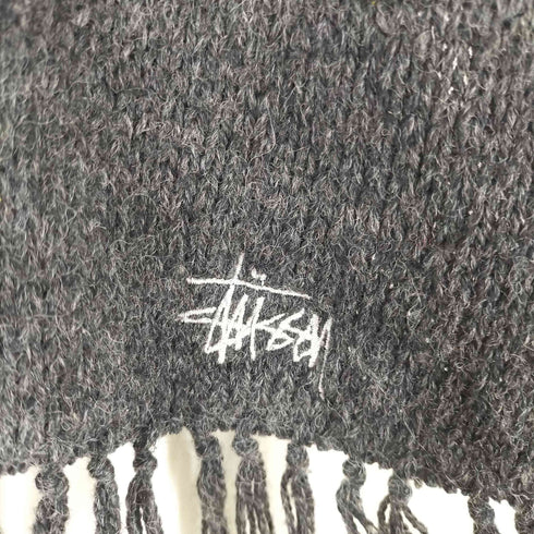 ステューシー Stussy 90s OLD USA製 ロゴ刺繍マフラー メンズ