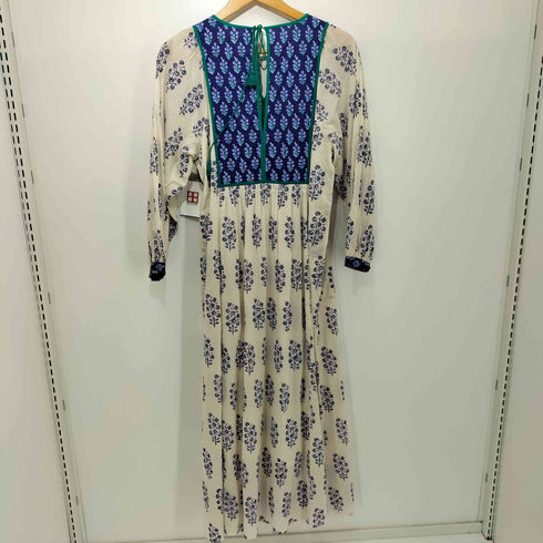 ヌキテパ NE QUITTEZ PAS 25SS Cotton Voile Ethnic Combination Print Gather Dress コットンボイルエスニックプリントギャザードレス レディース JPN:M