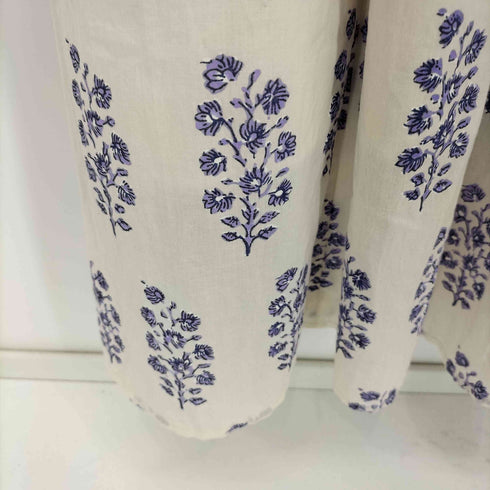 ヌキテパ NE QUITTEZ PAS 25SS Cotton Voile Ethnic Combination Print Gather Dress コットンボイルエスニックプリントギャザードレス レディース JPN:M