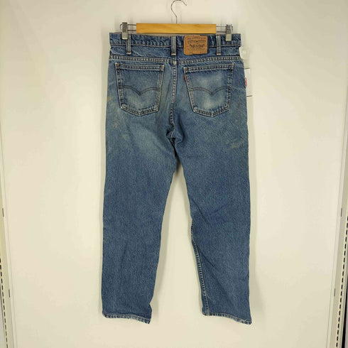 リーバイス Levis カナダ製 505 ボタン裏216 ダメージ ジップフライ ストレートデニム メンズ W33 L32