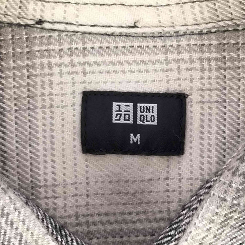 ユニクロ UNIQLO フランネルシャツ/チェック メンズ JPN:M