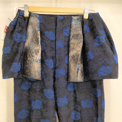 トーガアーカイブス TOGA ARCHIVES タックフリル付きフラワージャガードパンツ レディース JPN:1
