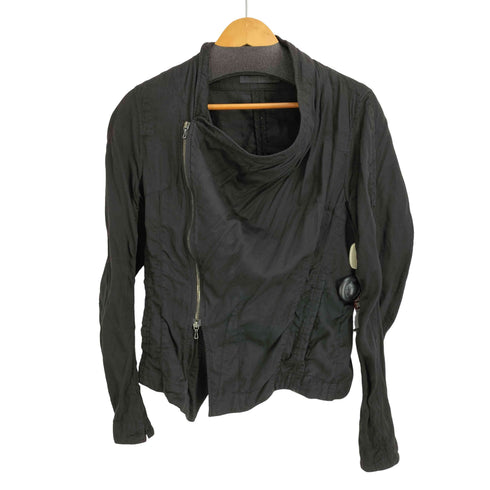 セブンユリウス _7 JULIUS コットンシルクサテンライダースジャケット メンズ