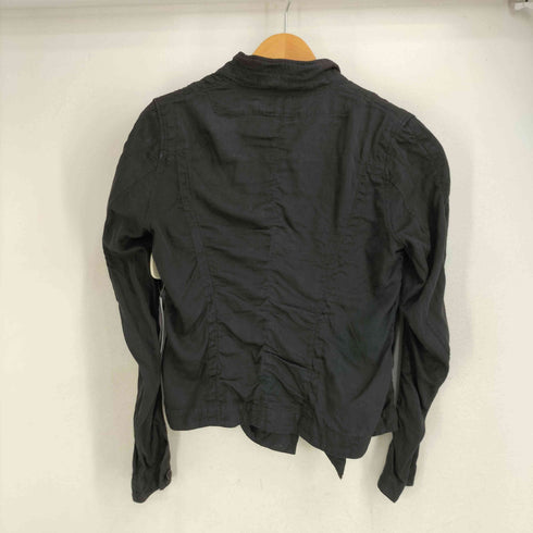 セブンユリウス _7 JULIUS コットンシルクサテンライダースジャケット メンズ