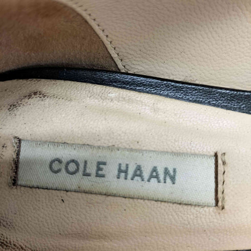 コールハーン COLE HAAN ハラコ 迷彩 リボンパンプス レディース UK:5.5B