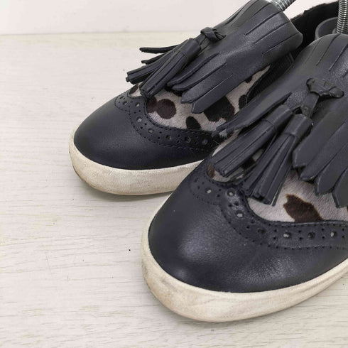 コールハーン COLE HAAN Grandpro ハラコ タッセル ローファー レディース UK:5.5B