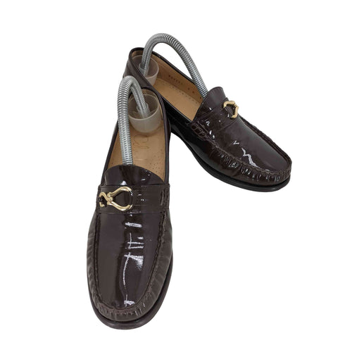 コールハーン COLE HAAN エナメル ホースビットローファー レディース UK:5B