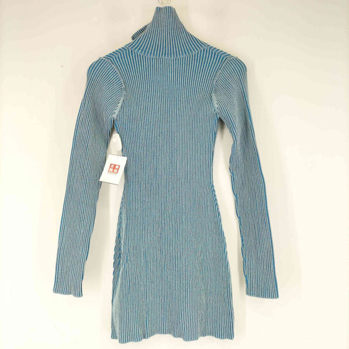 スライ SLY FRONT ZIP BI COLOR ショートワンピース レディース FREE