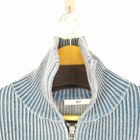 スライ SLY FRONT ZIP BI COLOR ショートワンピース レディース FREE