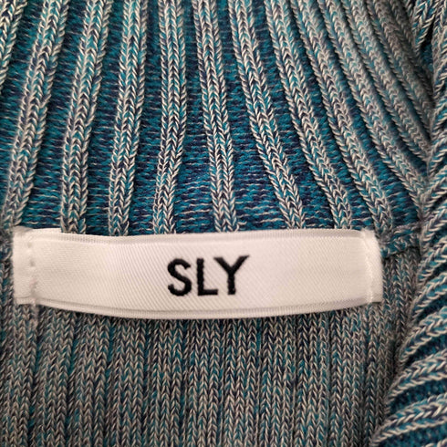 スライ SLY FRONT ZIP BI COLOR ショートワンピース レディース FREE