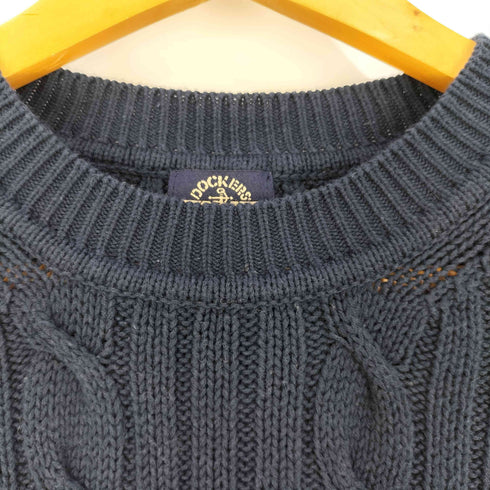ドッカーズ DOCKERS 90S~00S ケーブル コットン ニット メンズ import:L