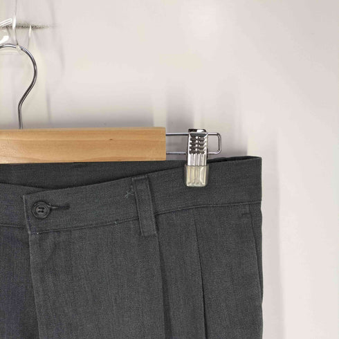 ドッカーズ DOCKERS 00S 2タック センタープレス コットンポリ ジップフライ ワイド スラックスパンツ メンズ W34 L30