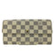 ルイヴィトン LOUIS VUITTON DAMIER AZUR PORTEFEUILLE SARAH LONG WALLET ダミエ アズール ポルトフォイユ サラ 長財布 レディース