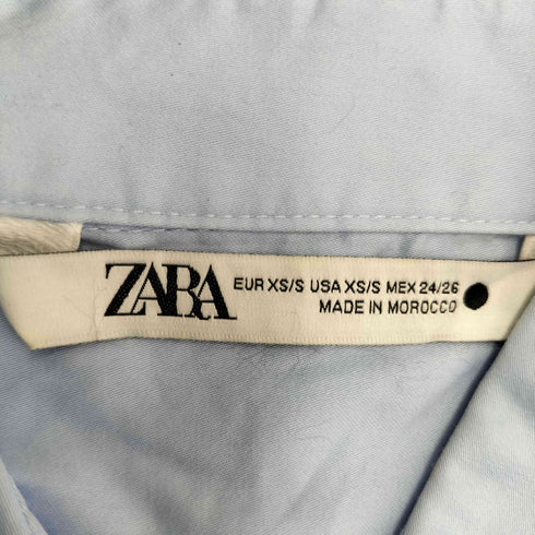 ザラ ZARA オーバーサイズ ポプリンシャツ メンズ import:XS