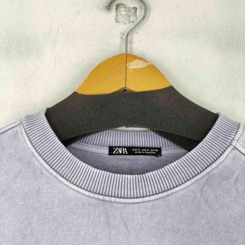 ザラ ZARA ヘビーウエイト コットンスウェット メンズ import:S