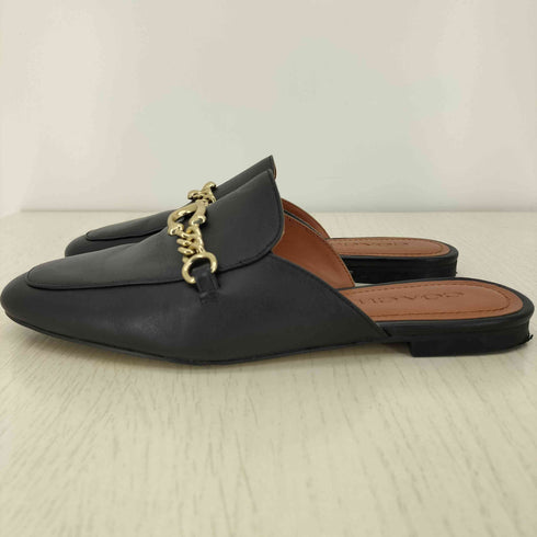 コーチ COACH SOFI SLIDE フラット レザーサンダル レディース JPN:22.5