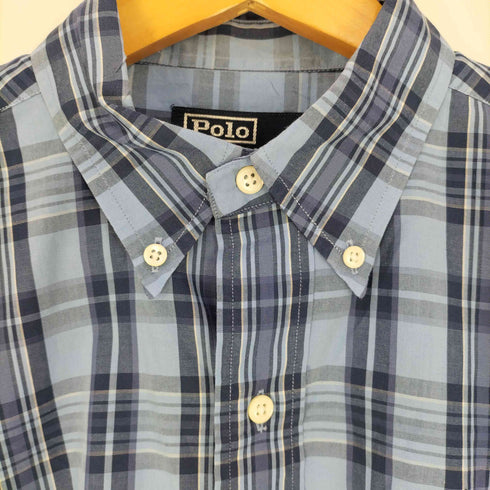 ポロバイラルフローレン Polo by RALPH LAUREN スモールポニー刺繍 チェックBDシャツ メンズ 170