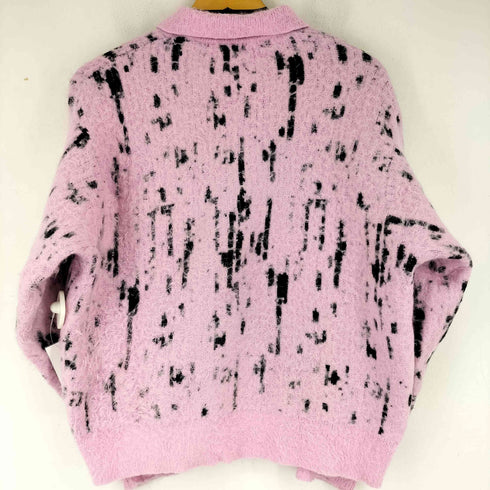 ザラ ZARA 総柄 ポロニット プルオーバー メンズ import:S