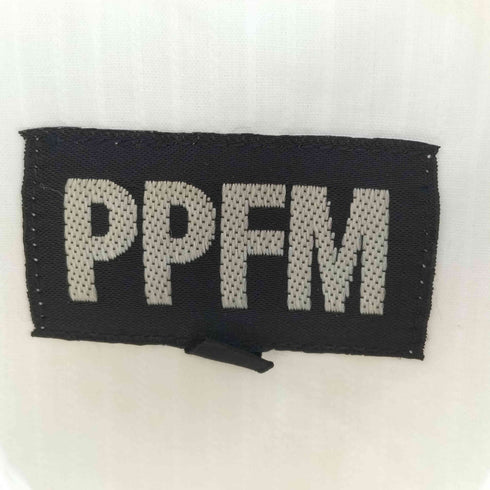 ピーピーエフエム PPFM ストライプ レギュラーカラーシャツ メンズ JPN:M