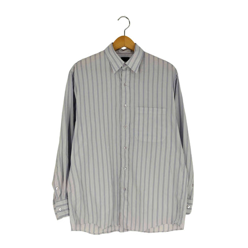 ケンゾーパリス KENZO PARIS 90S ストライプ ポリコットン レギュラーカラーシャツ メンズ JPN:2