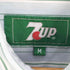 7UP ストライプ レギュラーカラーシャツ メンズ import:M