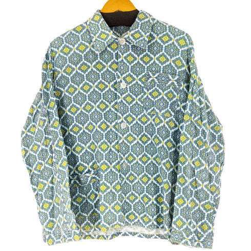 総柄 ポケットデザイン L/S シャツ メンズ