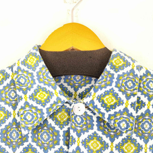 総柄 ポケットデザイン L/S シャツ メンズ