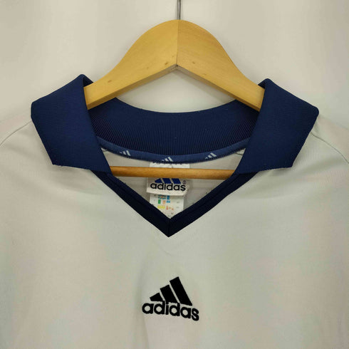 アディダス adidas 00s 万国旗タグ復刻 パフォーマンスロゴ刺繍 3ストライプ ロングスリーブカットソー メンズ JPN:M