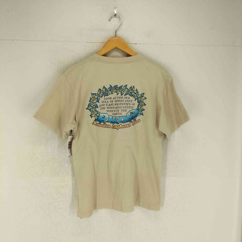 ピコ PIKO 90s 袖裾シングル 両面プリントクルーネックTシャツ メンズ M