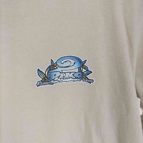 ピコ PIKO 90s 袖裾シングル 両面プリントクルーネックTシャツ メンズ M